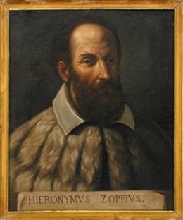 Ritratto di Gerolamo Zoppio, fondatore dell'Accademia dei Catenati